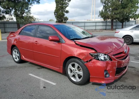 2011 Toyota Corolla Base from USA, damaged, VIN 5YFBU4EE6BP002353